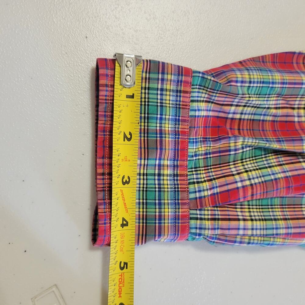 Ralph Lauren Button Down Shirt Mens L Red Plaid Long Sleeve Preppy Logo Pony - Picture 14 of 16